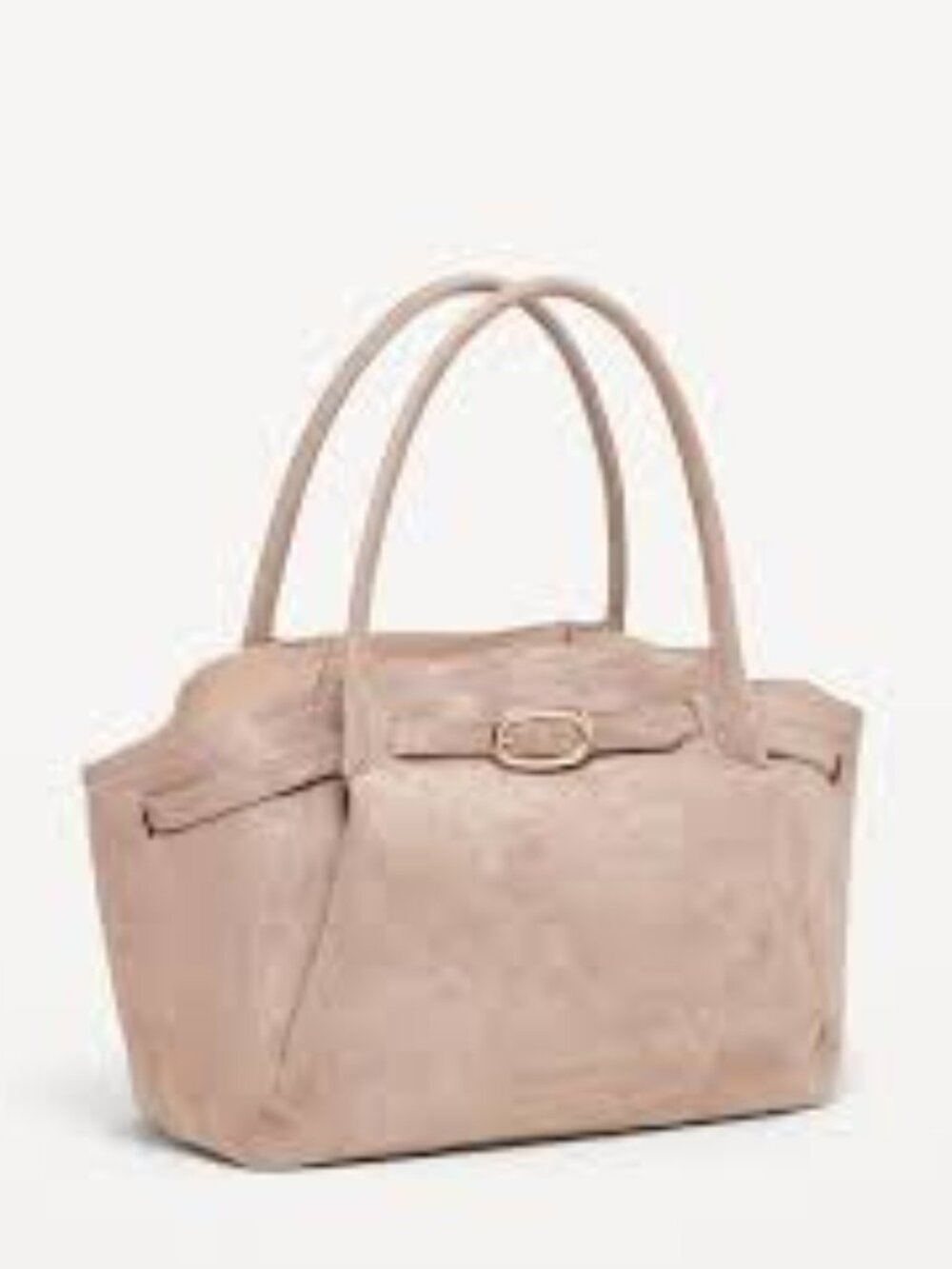 Old Navy Toasted Almond Large Belted Tote Bag/NWT